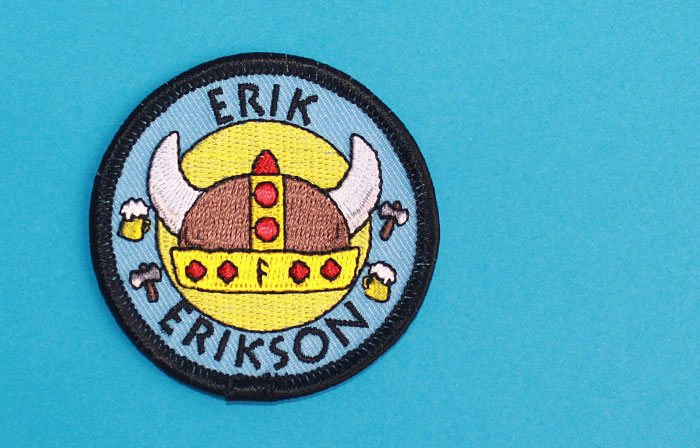 Einzelansicht Aufnäher Erikson Logo